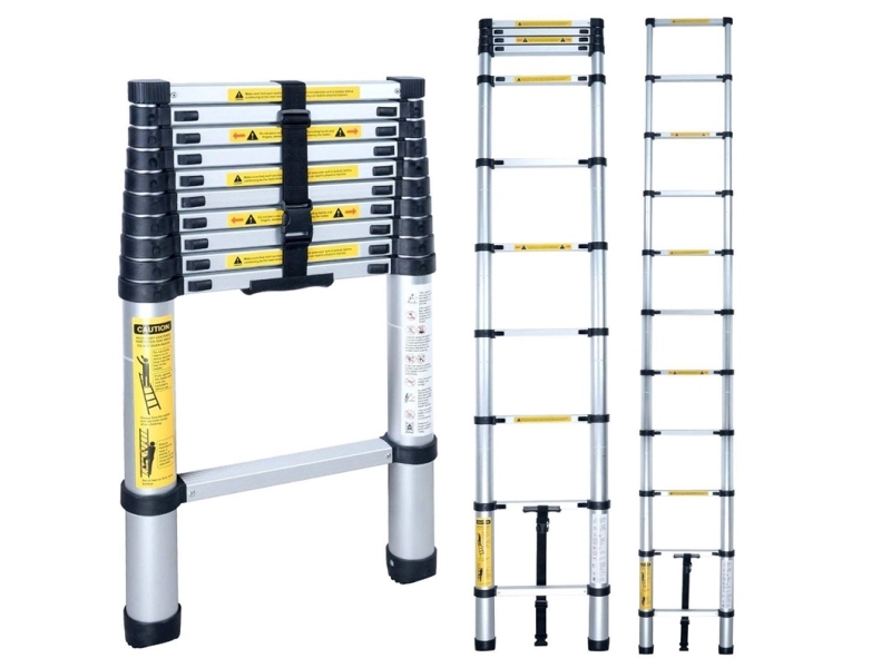 Haushalt Telescopic Ladders Bl-T380 380Cm | Elverktyg - DIY - Akku Verktyg - Övrigt verktyg | GameStuff