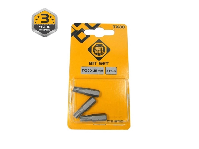 Forte Bit Tx30x25mm 3 Stk.