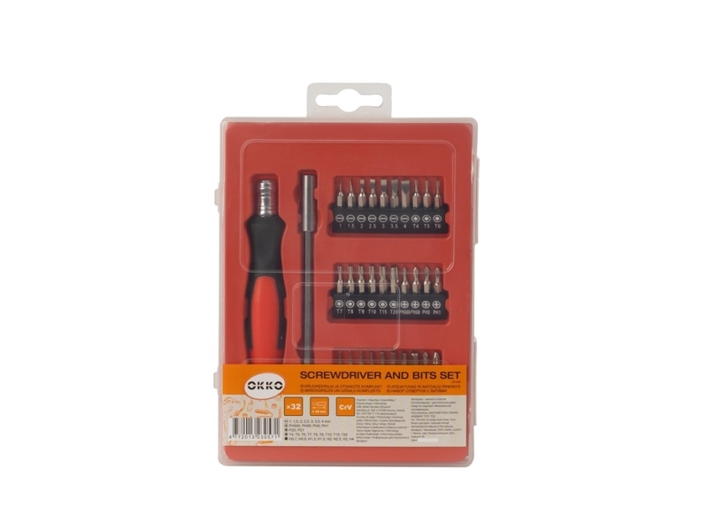 Okko Screwdrivers And Bits Set 201006