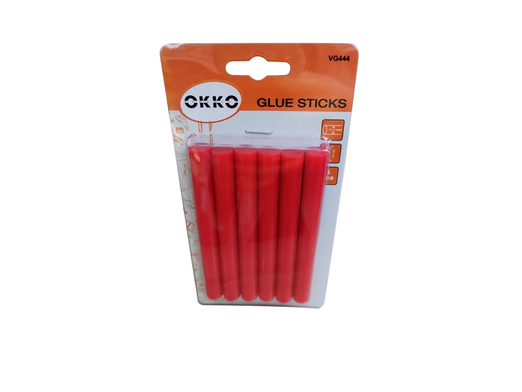 GLUE STICKS 6PCS SET.11.2X100MM.RED
