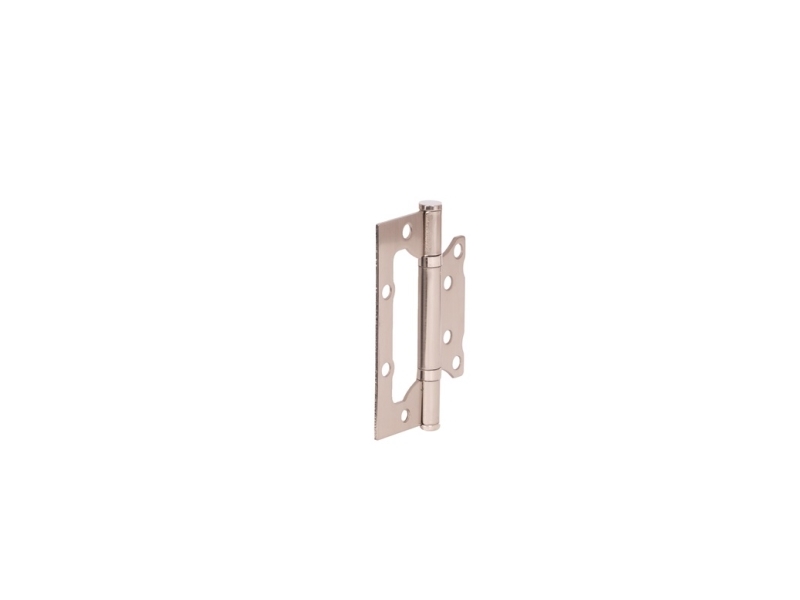 Stabilus dørhængsel 100x75x2,5 mm, mat nikkel