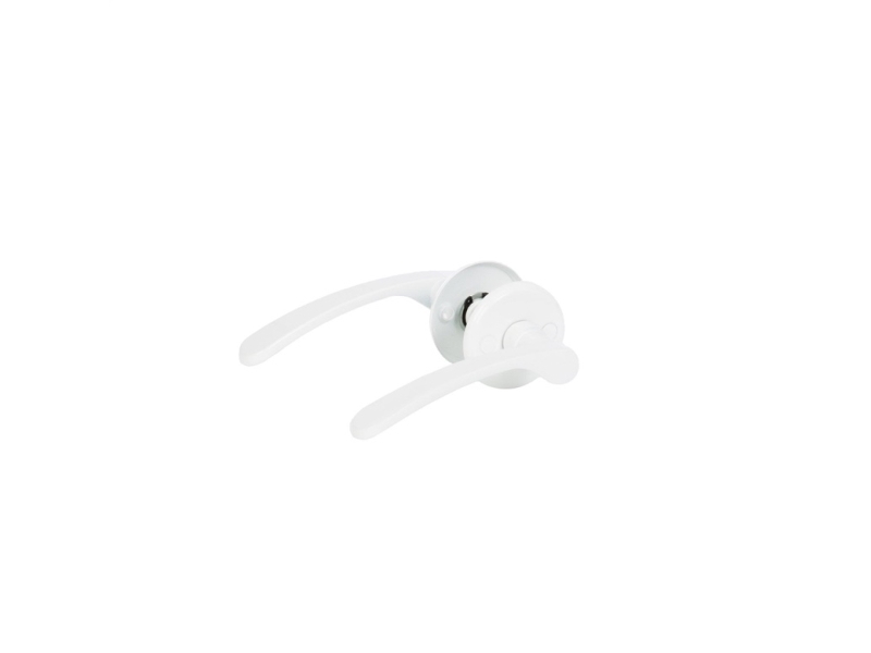 Okko Handle On Rose 110 White Zamak
