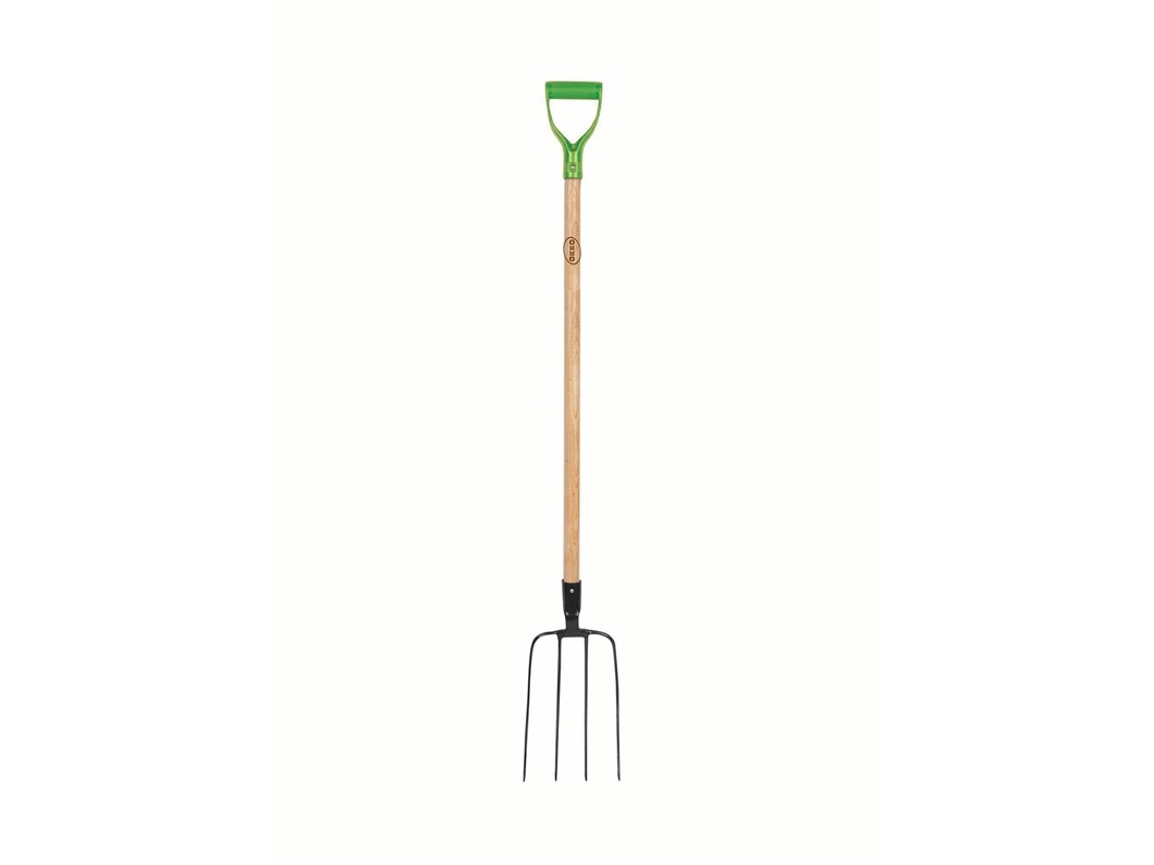 Okko Fork Compost 4 Prong Wood Handl F102wl O