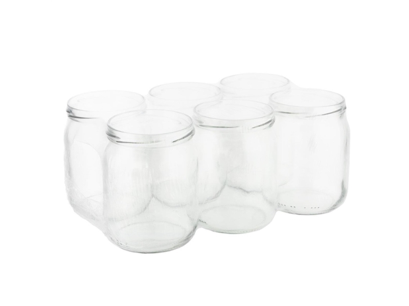 Jar 540Ml 6Pcs Without Lid 82Mm