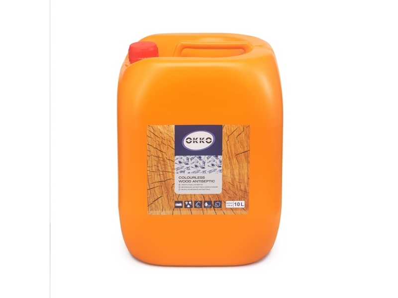 Træbeskyttelse WOOD ANTISEPTIC OKKO T farveløs 10 L