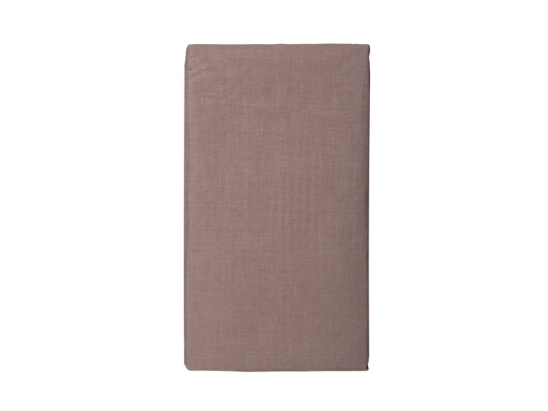 Bed Sheet Okko, Brown, 160 X 200 Cm, With Elastic Edge