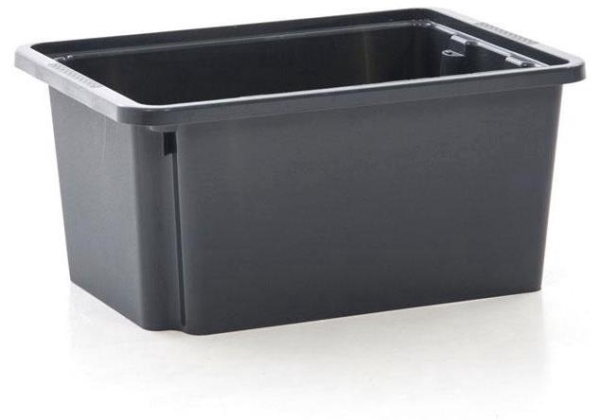 Tower Box Black 13L 38X26x18 Cm