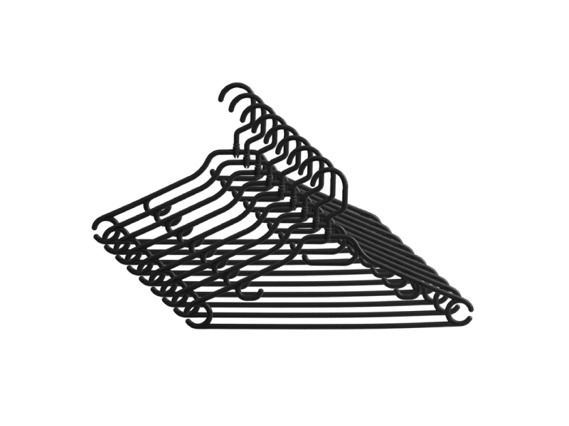 Plastbøjle sort LSP037 - 10 stk