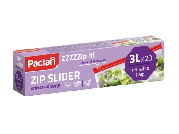 Paclan lynlåspose 3L, 15 stk (wore-str-3l)