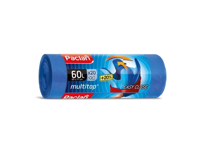 Paclan Multitop Paclan Abfallsäcke 60L 20 Packs (134410)