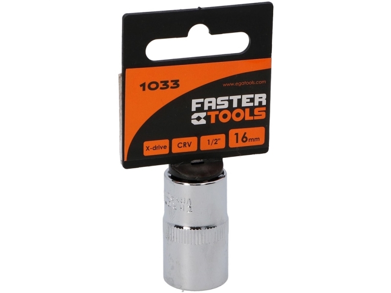 Faster Tools Faster Tools Sechskant-Einsätze 1/2" 16 Eine Größe