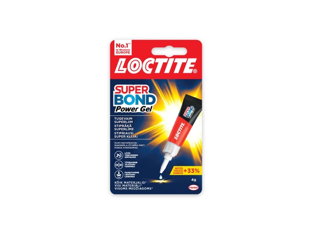 Loctite SUPER BOND POWER GEL 4G