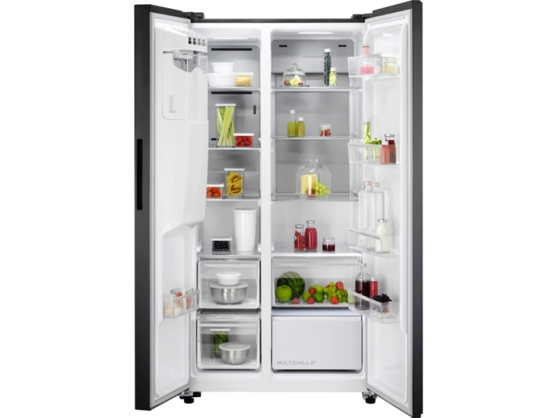 AEG ORX9V351DB, Vapaasti seisova, Ranskalainen ovi, Ruostumaton teräs, Kosketus, 573 L, SN-ST