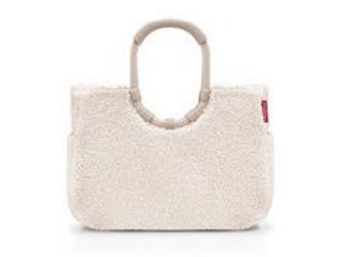 Reisenthel loopshopper L, Handlenett, Hvit, Aluminium, Mønster, Punktmønstret, 25 l