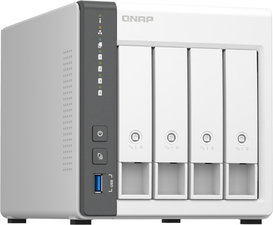 Qnap Ts-433-4G 24Tb Wd Red Plus Nas-Bundle Nas Inkl. 4X 6Tb Wd Red Plus 3.5 Zoll Sata Festplatte