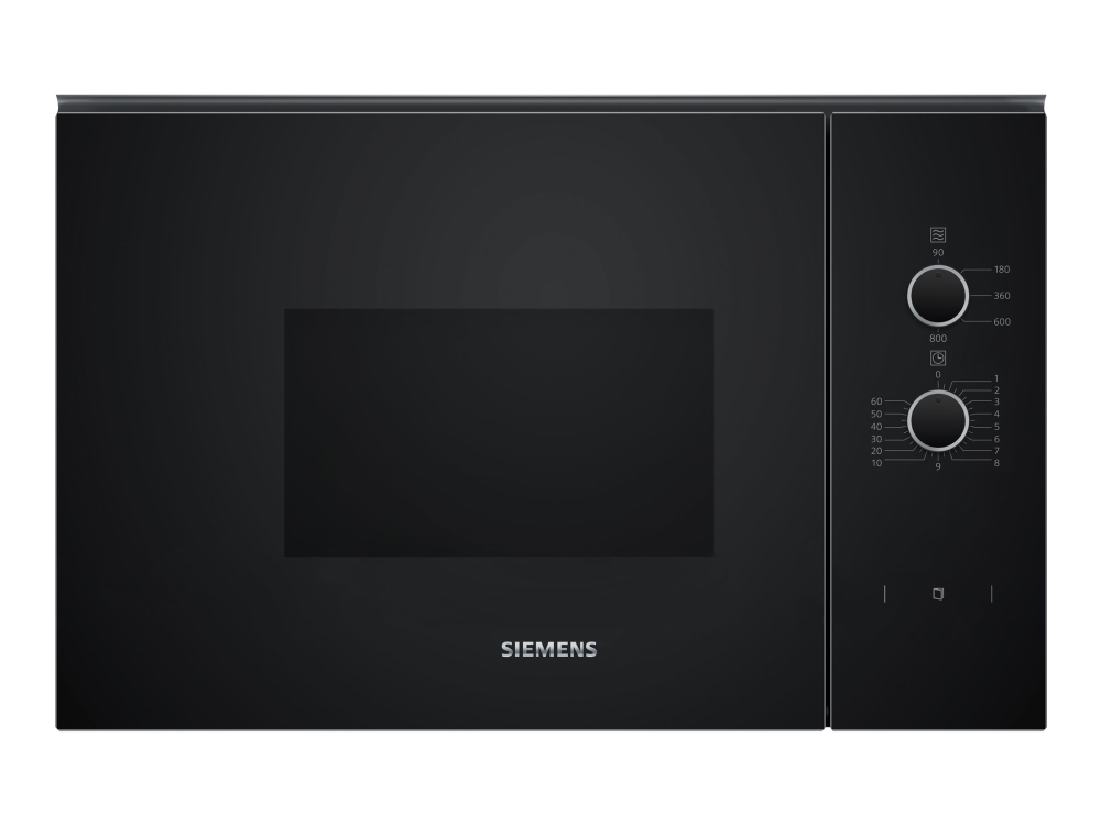 Siemens iQ300 BF520LMA1 - Mikrovågsugn - inbyggd - 20 liter - 800 W - svart | Vitvaror - Ugnar - Mikrovågsugnar | GameStuff