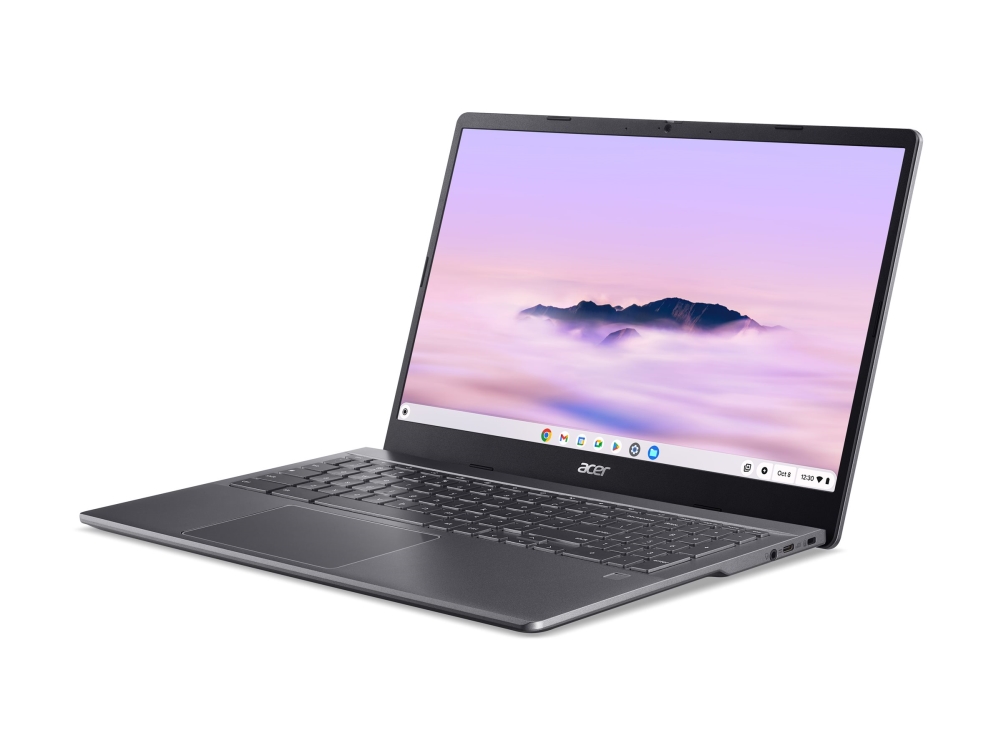 Acer Chromebook Plus 515 CBE595-2T-TCO - Intel Core i3 - i3-1315U / op til 4.5 GHz - Chrome OS - UHD Graphics - 8 GB RAM - 128 GB SSD NVMe, 3D Triple-level Cell (TLC) - 15.6 IPS berøringsskærm 1920 x 1080 (Full HD) - Wi-Fi 6E - stålgrå - kbd: Nordisk