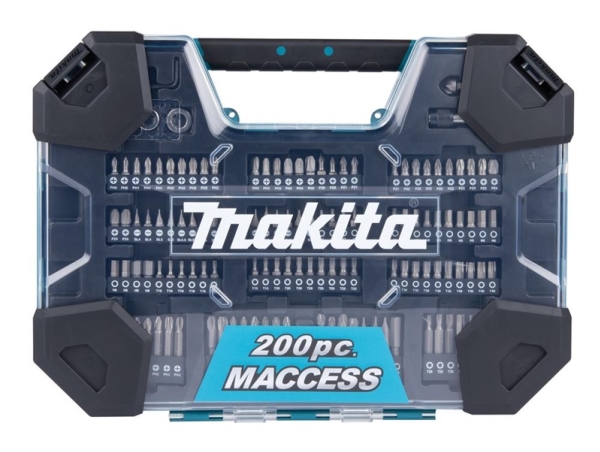 Makita MACCESS Grąžtų ir sukimo antgalių rinkinys 200 vnt. E-22610