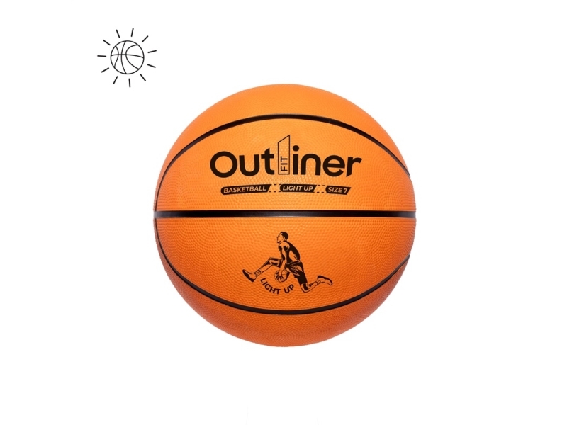 Glowing Basketball Ball, Outliner
