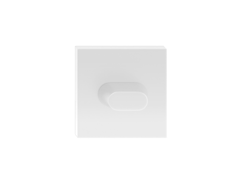 Privacy Rosette Square White Qubik