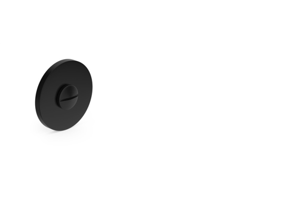 Metal_Bud Wc Door Latch Metal-Bud Bella R Slim, Black