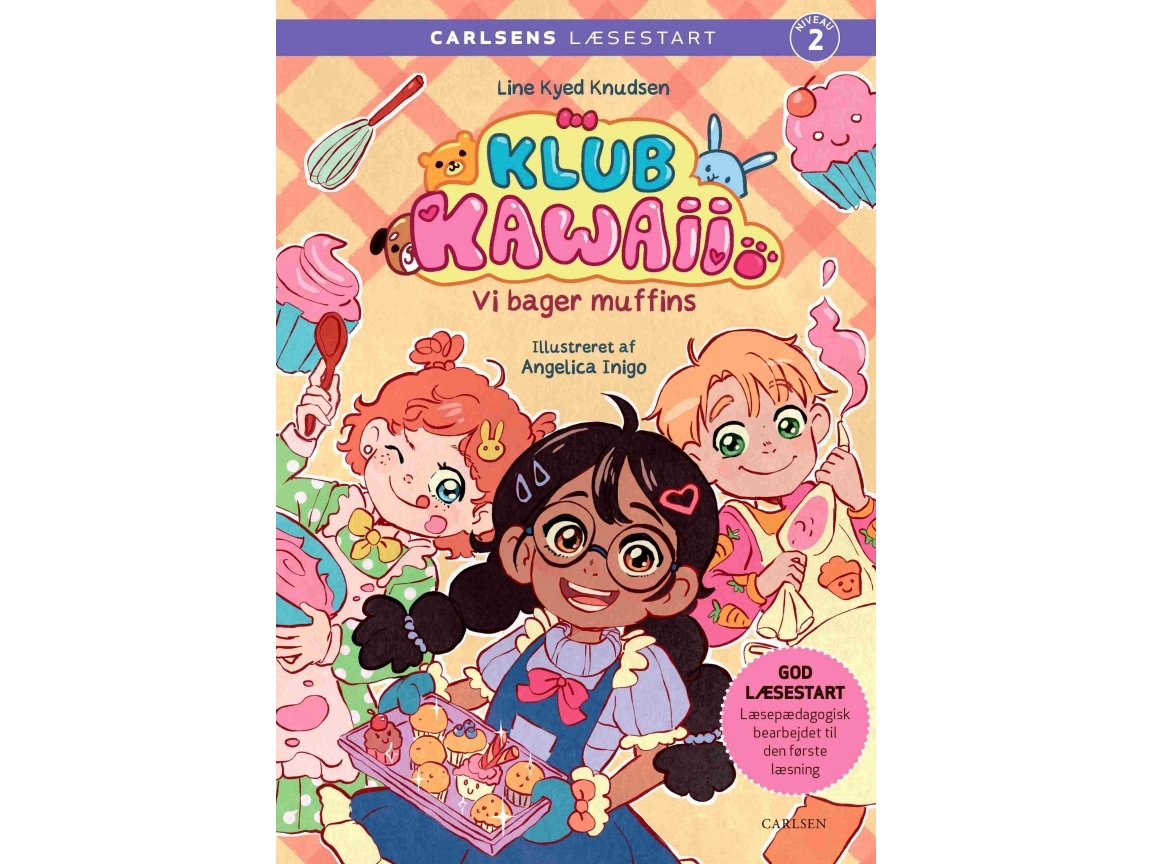 Carlsen's Reading Start: Club Kawaii - Wir Backen Muffins | Line Kyed Knudsen | Sprache: Dänish