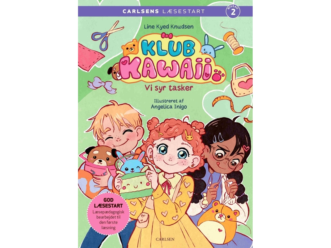 Carlsens Lesestart: Club Kawaii - Wir Nähen Taschen | Line Kyed Knudsen | Sprache: Dänish