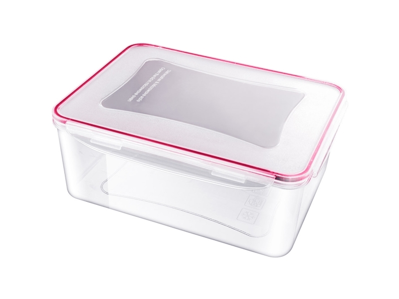 Lamart Lt6004, Container, Rektangulær, 5,3 L, Transparent, Plast, Kød