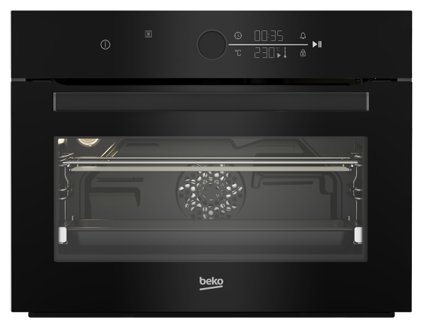 Beko BBCM17400B, Medium, Elektrisk ugn, 48 l, 2900 W, 48 l, Fläktassisterad | Vitvaror - Ugnar - Inbyggnadsugnar | GameStuff