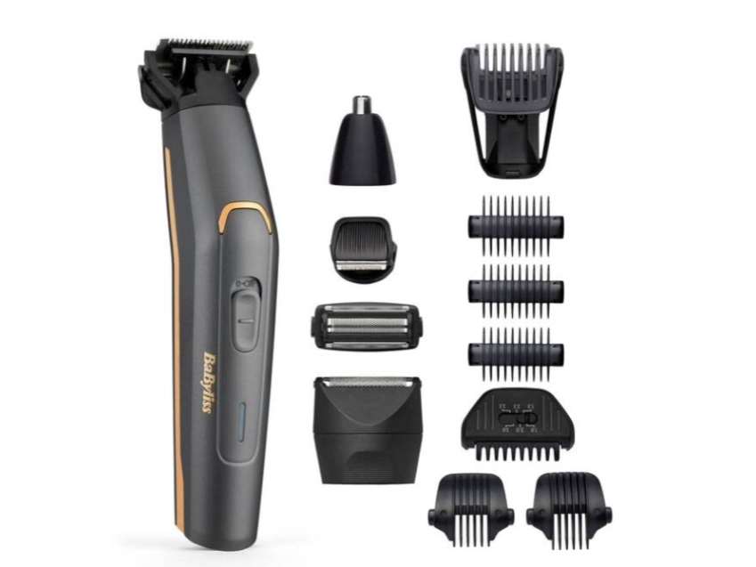 BaByliss MT987E, Sort, Guld, 1 mm, 1,4 cm, Universel, Skæg, Øre, Øjenbryn, Hoved, Overskæg, Næse, Batteri