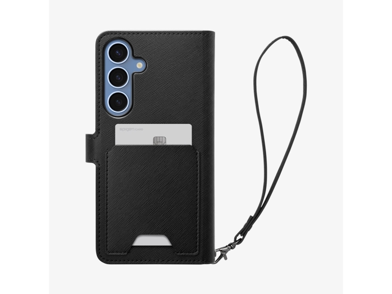 Spigen Wallet S, Tegnebogsetui, Samsung, Galaxy S25 Plus, 17 Cm (6.7"), Sort