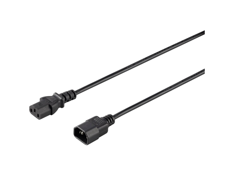 Sygonix Sy-5042704 Strømkabel Sort 1,50 M (Sy-5042704)