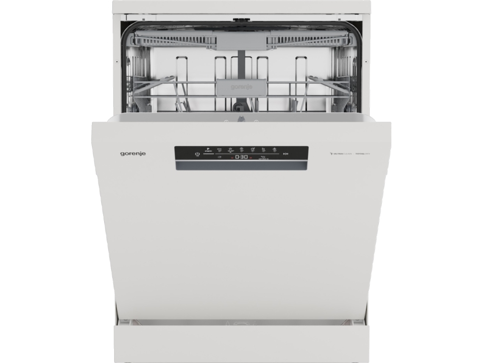 Gorenje G400 Freistehender Geschirrspüler, 60 Cm, Freistehend, Standardgröße (60 Cm), Weiß, Berührung, 3 Korb/Körbe, Höher