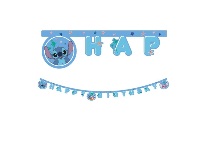 Stitch & Angel Banner, 2 M