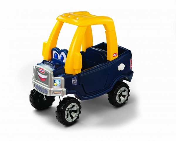Stumiamas automobilis Little Tikes Cozy Truck juodai geltonas