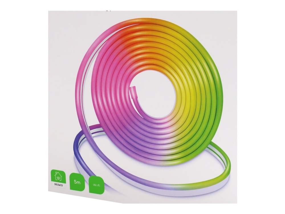 Deltaco Smart - Lysrem - Led - Rgb/Neonlys - 5 M