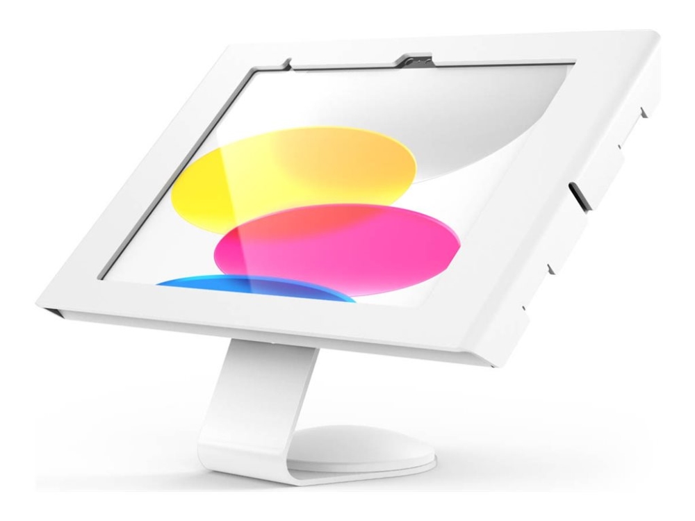 Compulocks Apex - Stativ - Eksponeret Front/Bagsidekamera Og Sensorer - For Tablet - Aluminium - Hvid - Vægmonterbar, Skrivebordsmonterbar - For Appl