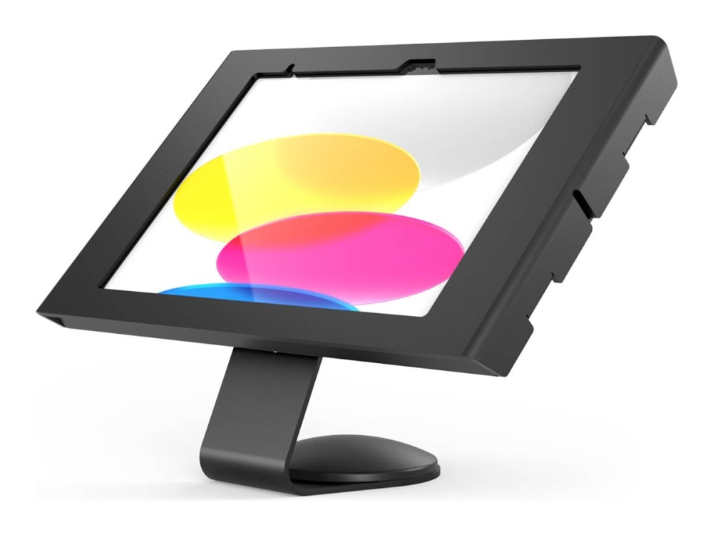 Compulocks Apex - Stativ - Eksponeret Front/Bagsidekamera Og Sensorer - For Tablet - Aluminium - Sort - Vægmonterbar, Skrivebordsmonterbar - For Appl