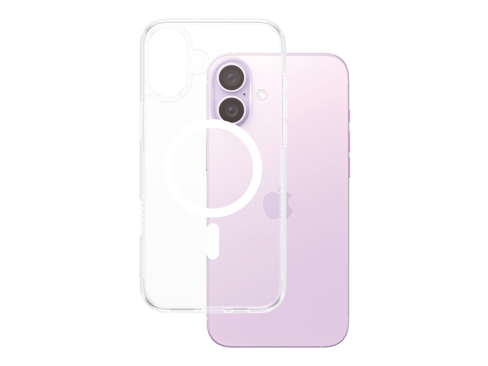 Panzerglass Hardcase Transparent M. Weiß Magsafe Iphone 16 Plus, Cover, Apple, Apple - Iphone 16 Plus, Transparent