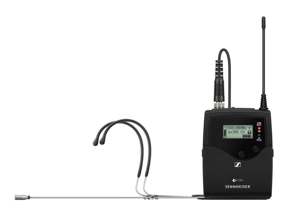 Sennheiser EW 300 G4-HEADMIC1-RC-AW+ - Mikrofonsystem | TV, Ljud & Bild - Hörlurar & Mikrofoner | GameStuff