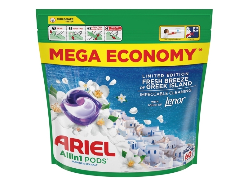 Laundry Caps Ariel Fresh Breeze 60 Wash