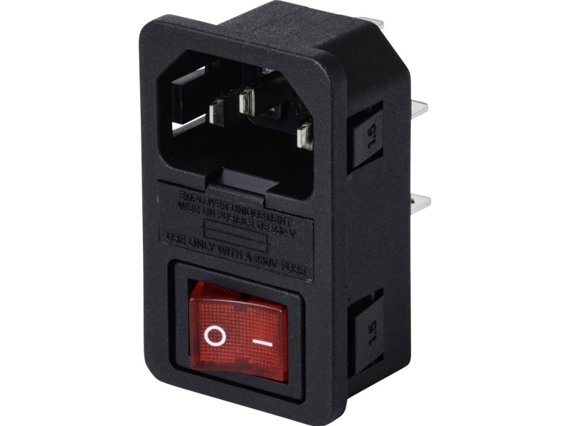 Tru Components Tc-13599520 Iec-Stik Stik, Indbygning Lodret Samlet Poltal: 3 10 A Sort 1 Stk