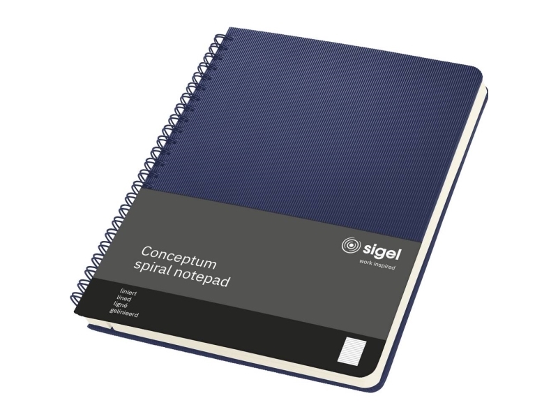 Sigel Notizbuch Conceptum Din A5 Liniert Dunkelblau Hardcover - A5 (Co827)