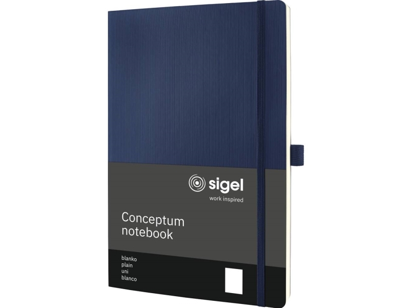 Sigel Co340 Notizbuch Conceptum Softcover Din A4 Blanko Dunkelblau Anzahl Der Blätter (Co340)