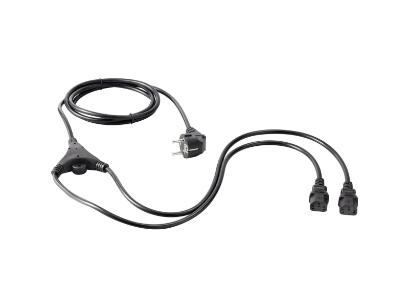 Sy-5178378 Y-Kabel Til Strømforsyning, Sort, 2 M (Sy-5178378)