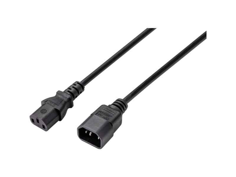 Sygonix Sy-5044234 Forlængerkabel Til Strømforsyning Sort 3,50 M (Sy-5044234)