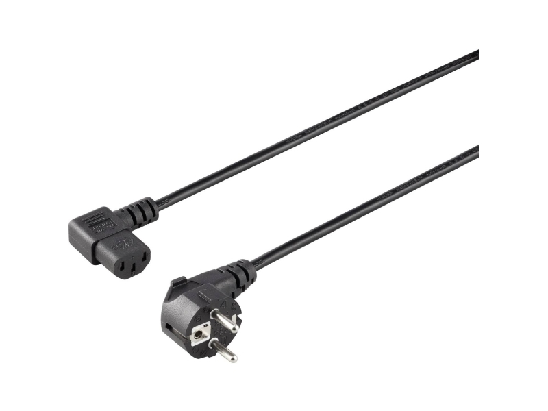 Sygonix Sy-5042710 Strømkabel Sort 2,00 M (Sy-5042710)