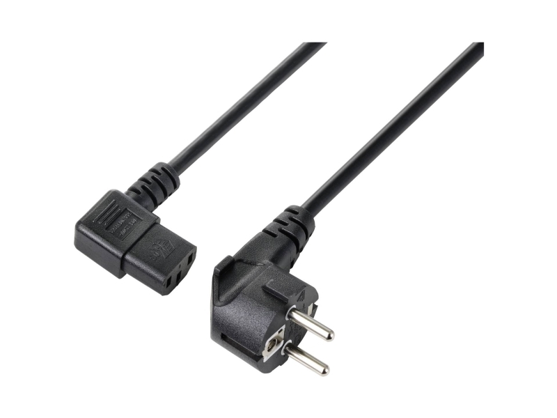 Sygonix Sy-5243882 Strømkabel Sort 3,00 M (Sy-5243882)