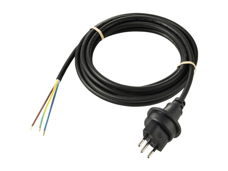 Sygonix Sy-5768436 Strømkabel Sort 5 M Vejrbestandigt (Sy-5768436)