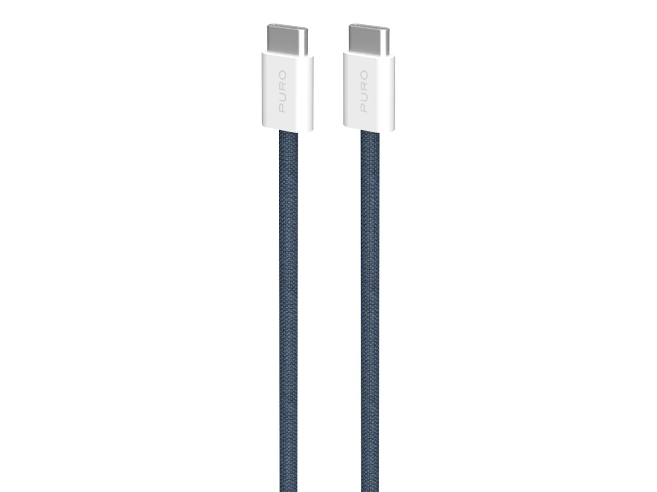 PURO PUCCCFABK415MTDKBLUE, 1,5 m, USB C, USB C, USB 2.0, 0,48 Gbit/s, Blå | Datortillbehör - Kablar & adaptrar - Datakablar | GameStuff